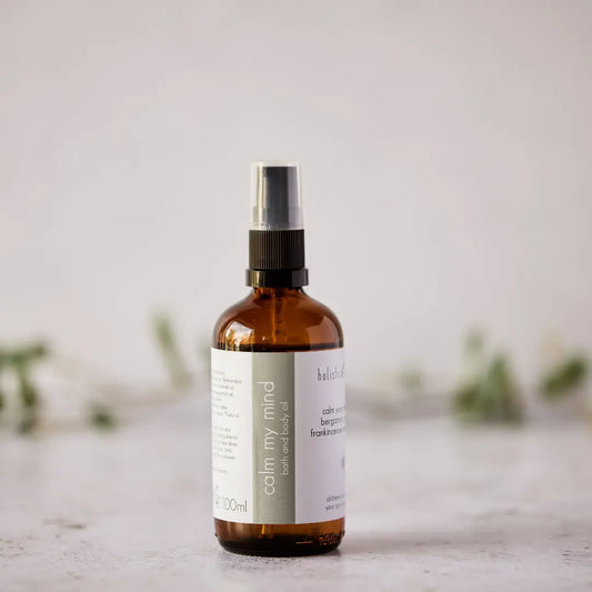 Calm My Mind Body and Bath Oil Holistic Kitchen