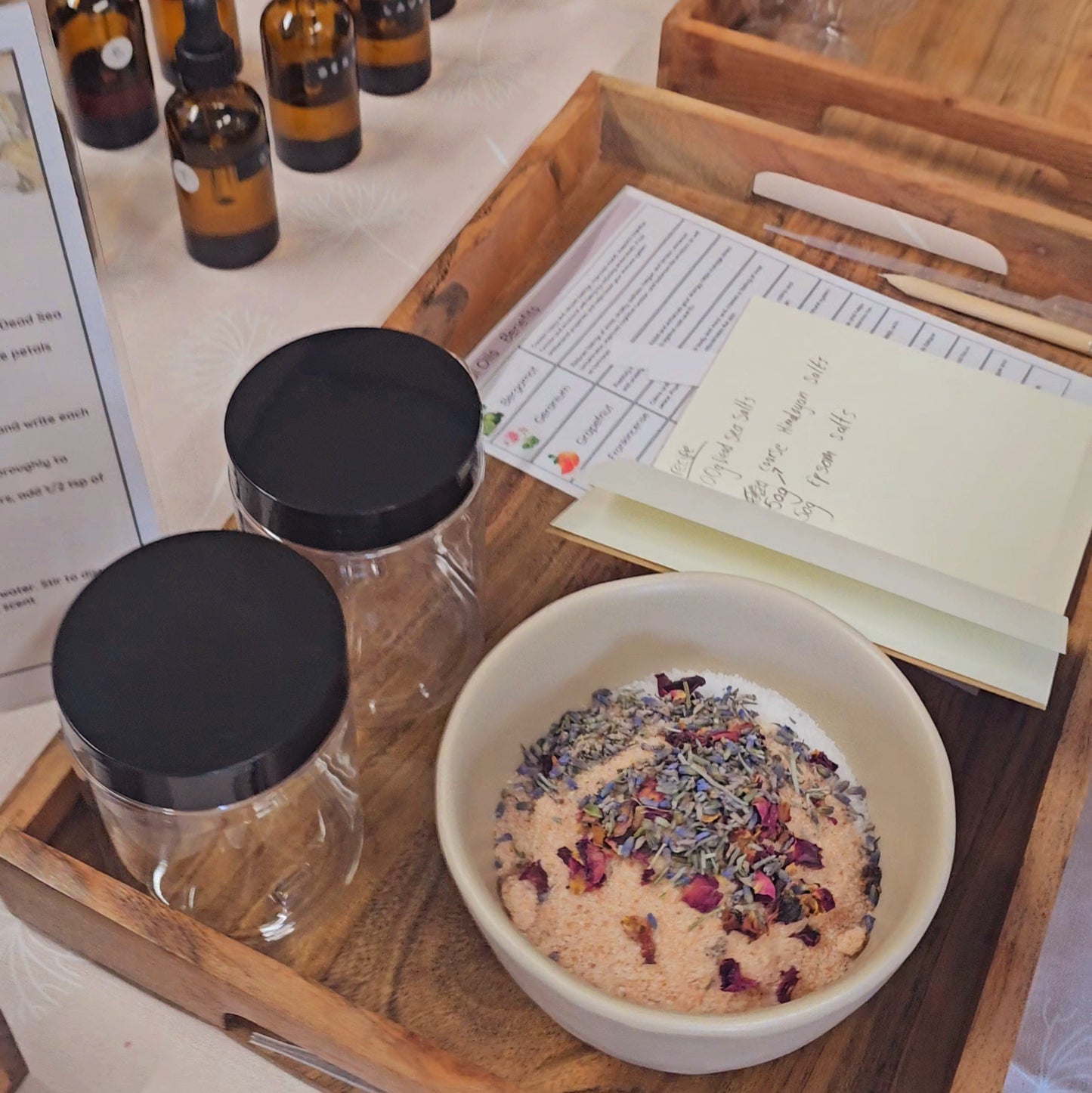 Salt & Scrub Self-Care Workshop Tuesday 8th July
