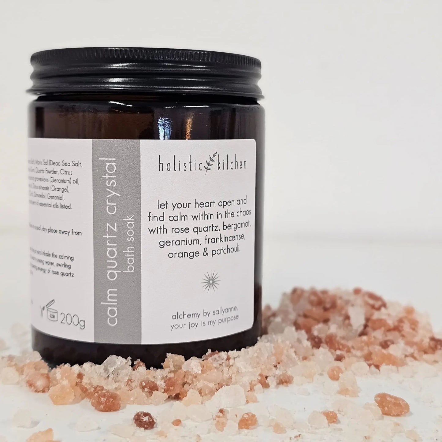 Calm Quartz Crystal Bath Soak Holistic Kitchen