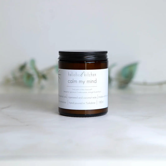 Calm My Mind Aromatherapy Candle Holistic Kitchen